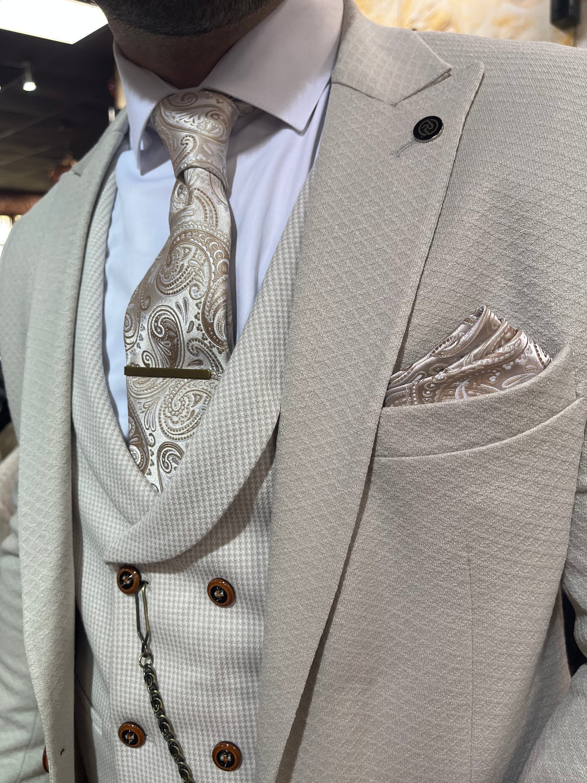 Pinza - Stone 3 Piece Suit