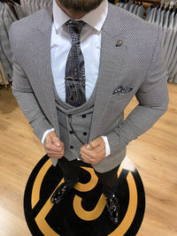 Sparta - Grey 3 Piece Suit