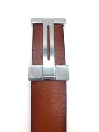 Leather H Belt - Tan