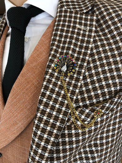 Peacock Lapel Pin