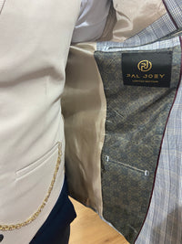 Nero - Blue/Cream 3 Piece Suit