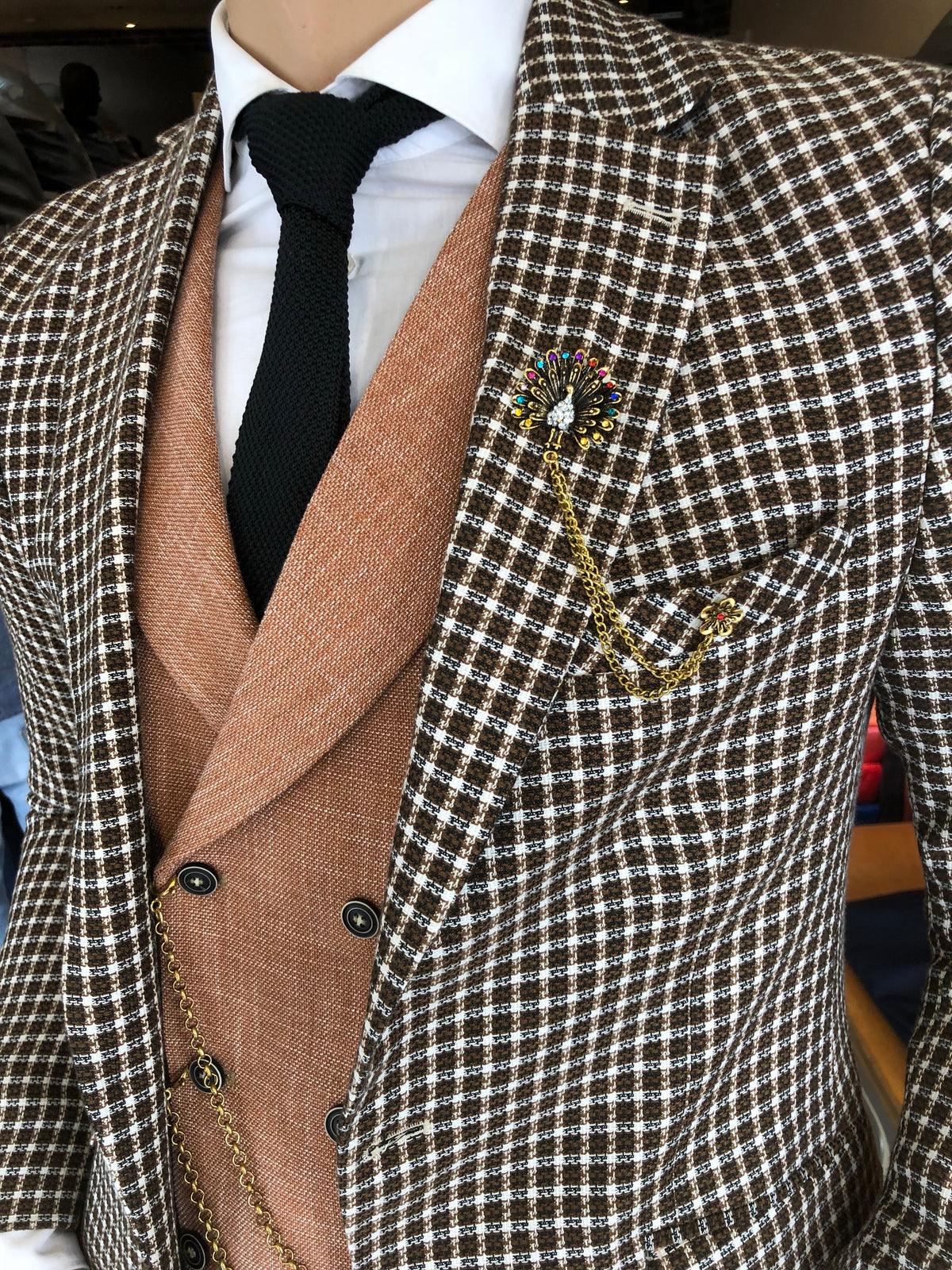 Peacock Lapel Pin