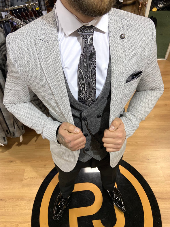 McCrory - Grey 3 Piece Suit