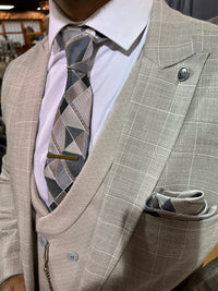 Rooney - Stone 3 Piece Suit