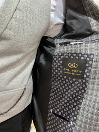 Carlos - Charcoal Grey 3 Piece Suit