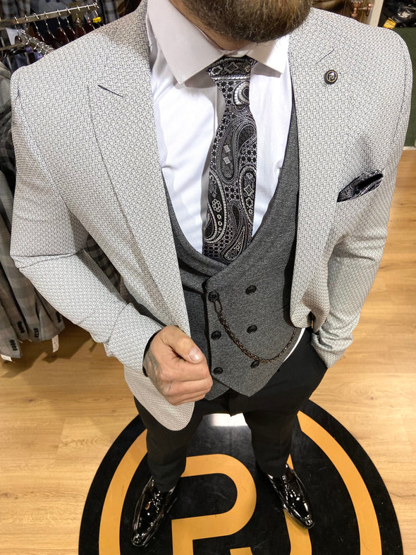 McCrory - Grey 3 Piece Suit