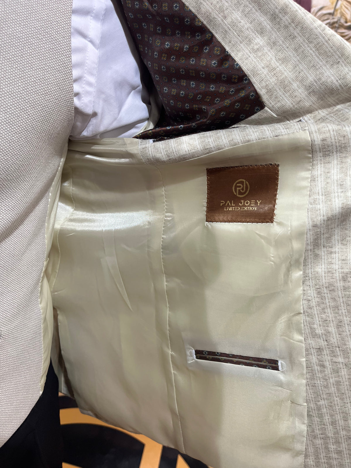 Bassa - Light Oatmeal 3 Piece Suit