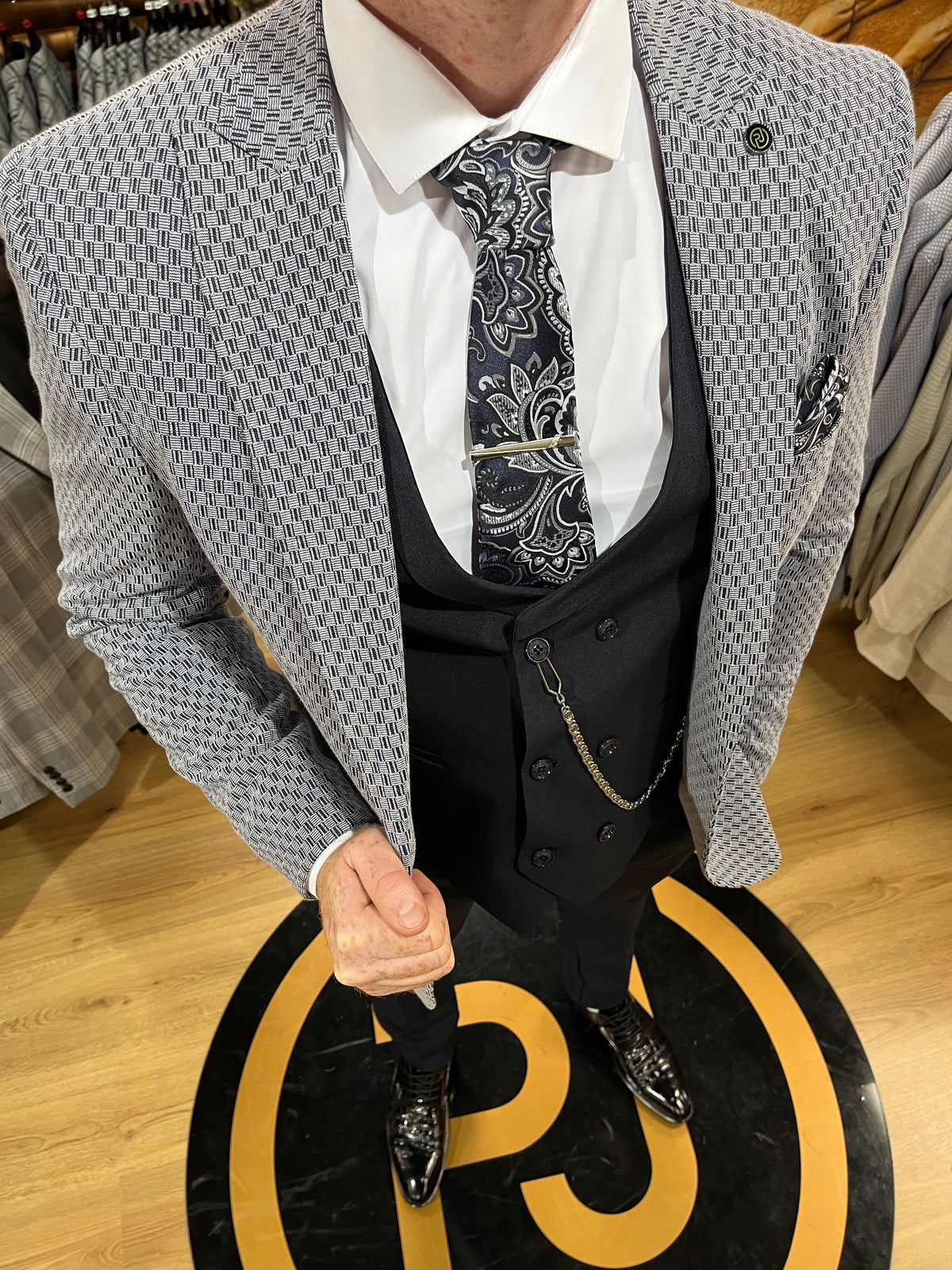 Suarez - Navy 3 Piece Suit