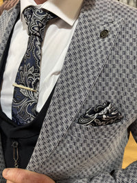 Suarez - Navy 3 Piece Suit