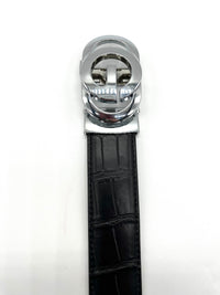 G Belt 0001 - Black/Silver