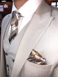 Zeus - Stone 3 Piece Suit