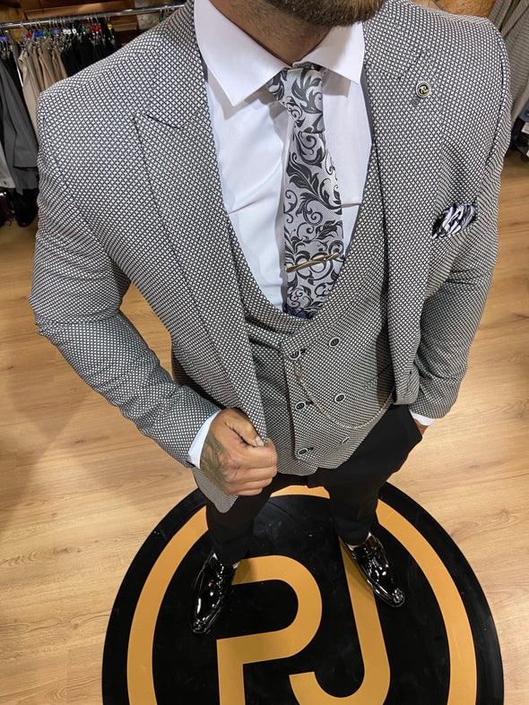 Wade - Grey 3 Piece Suit