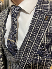 Donda - Navy 3 Piece Suit