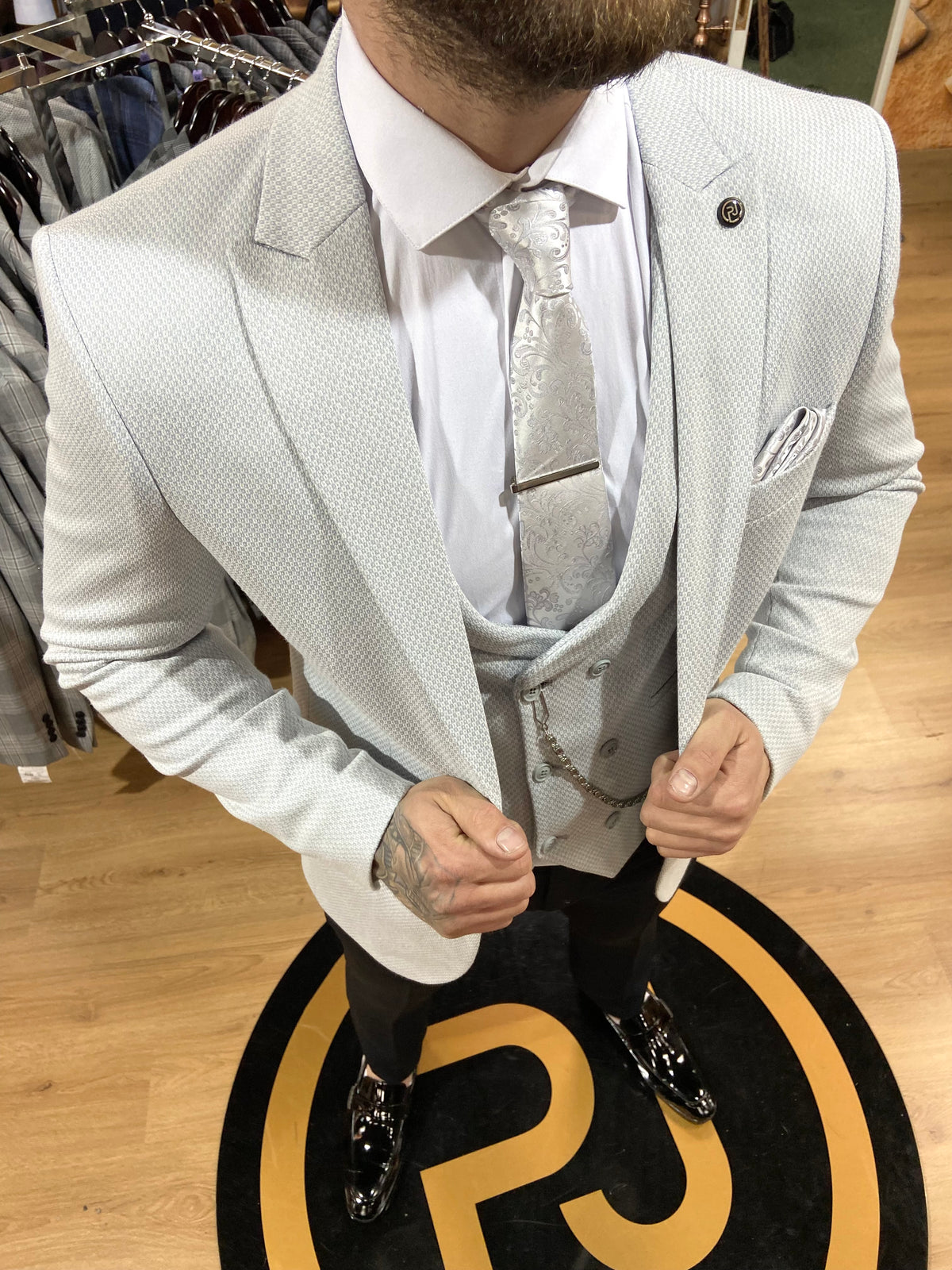 Marciano - Ice Blue 3 Piece Suit