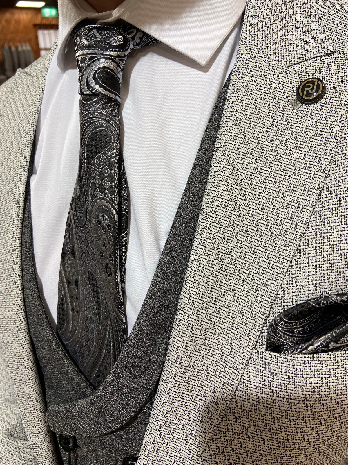McCrory - Grey 3 Piece Suit