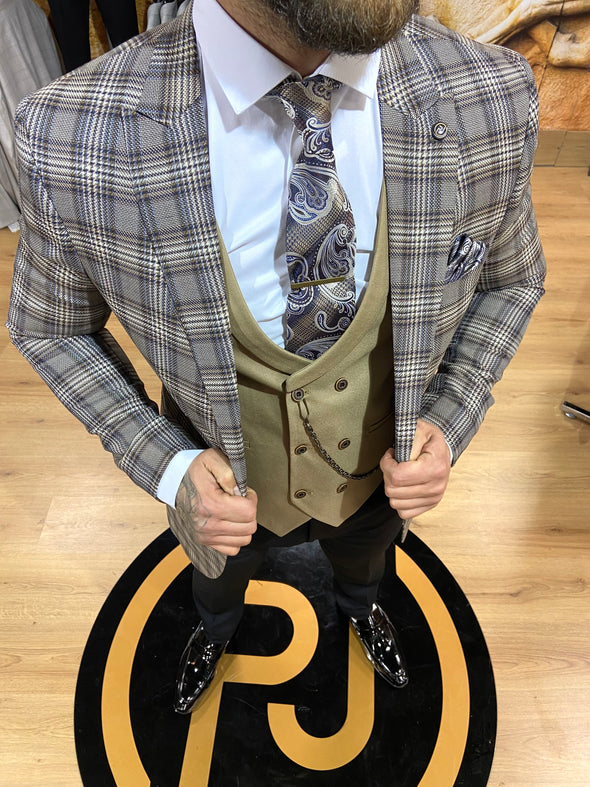 Crofton - Brown 3 Piece Suit