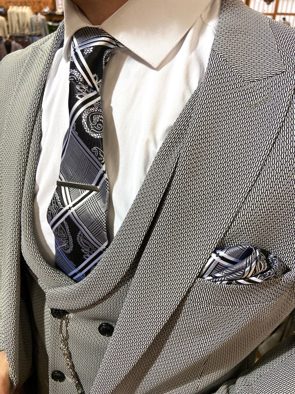 Bruno 1 - Grey 3 Piece Suit