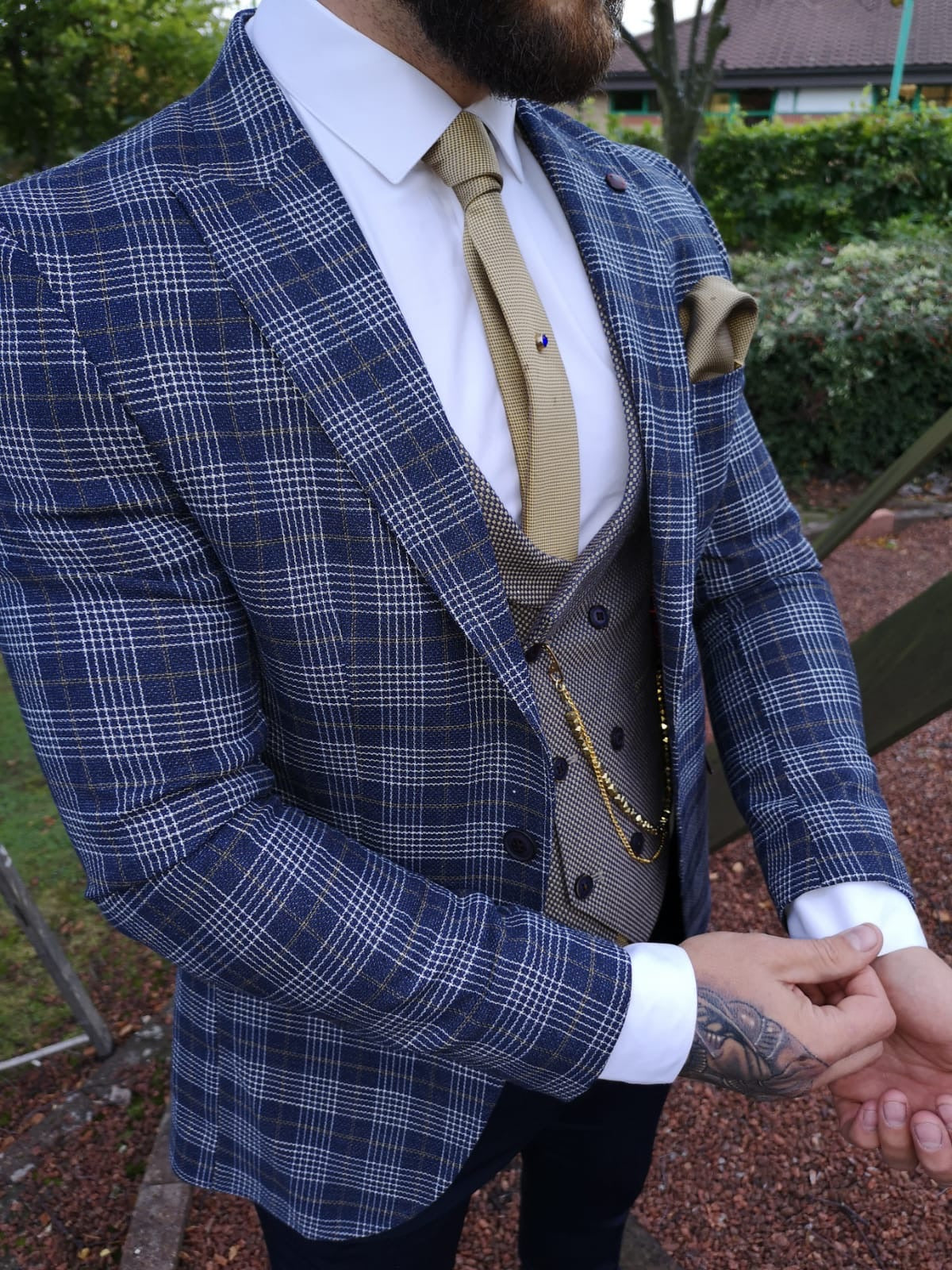Mason - Navy 3 Piece Suit