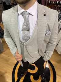 Procida - Grey 3 Piece Suit