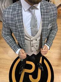 Bali - Sage/Cream 3 Piece Suit