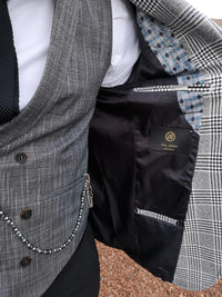 Reggie - Grey/Black 3 Piece Suit