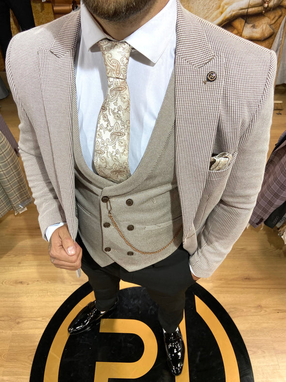 Jarvis - Brown 3 Piece Suit