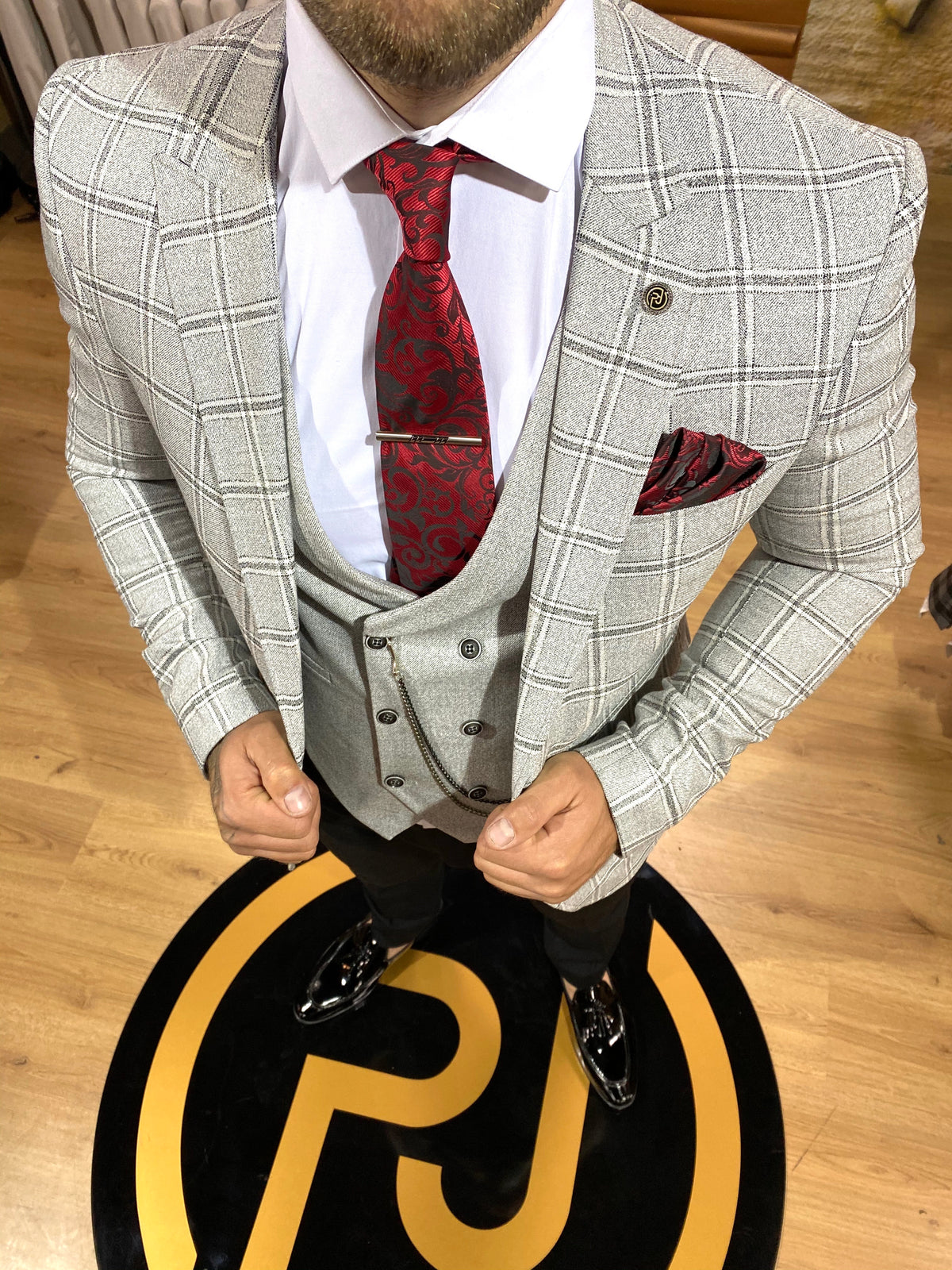 Marlin - Grey 3 Piece Suit