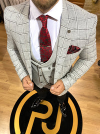 Marlin - Grey 3 Piece Suit