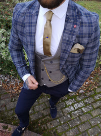Mason - Navy 3 Piece Suit