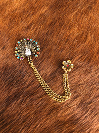 Peacock Lapel Pin