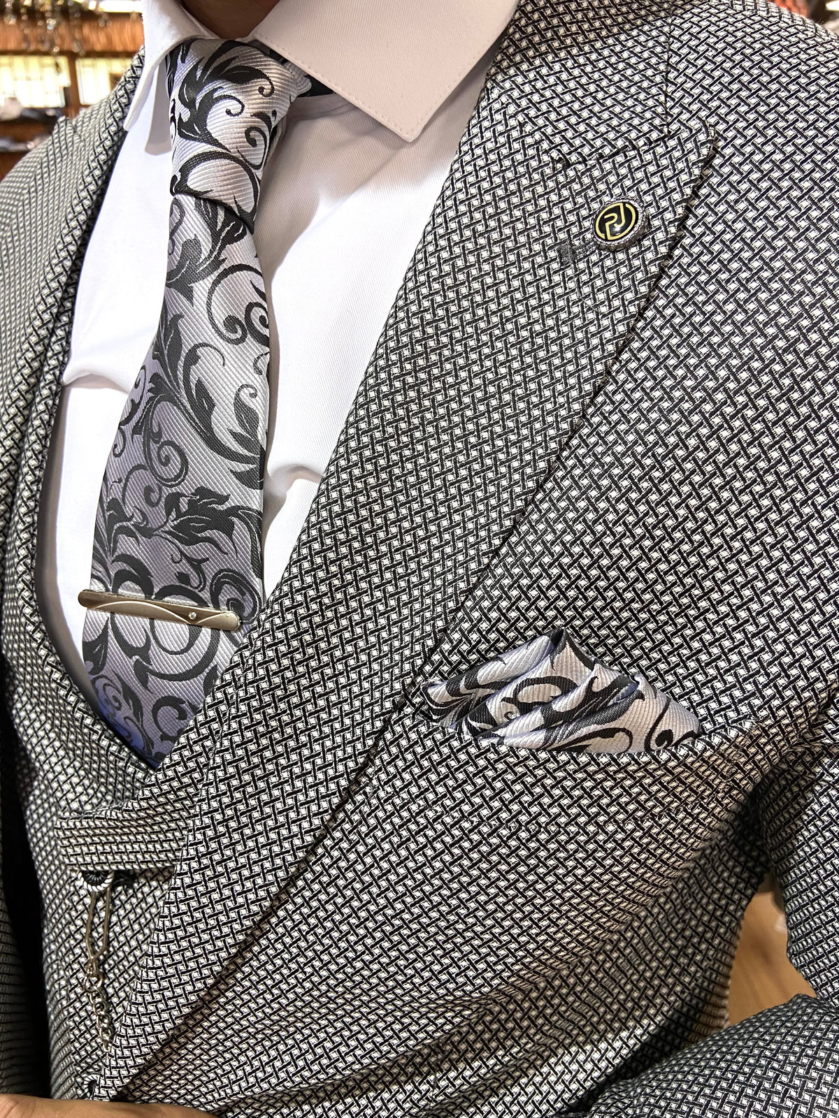 Wade - Grey 3 Piece Suit
