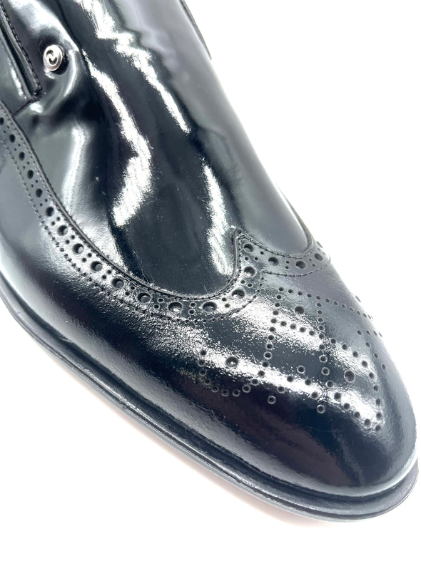 Basic Loafer Patent Leather Shoe - Black