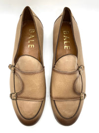 Monk Strap Loafer Shoe - Stone