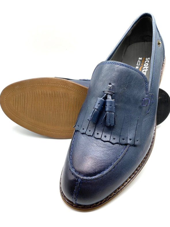 Tassle Loafer Shoe - Navy