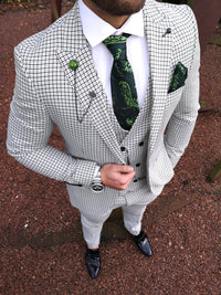 Valentino - Green/White 3 Piece Suit