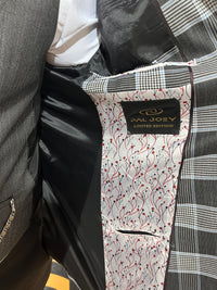 Zlatan - Black/Blue/Grey 3 Piece Suit