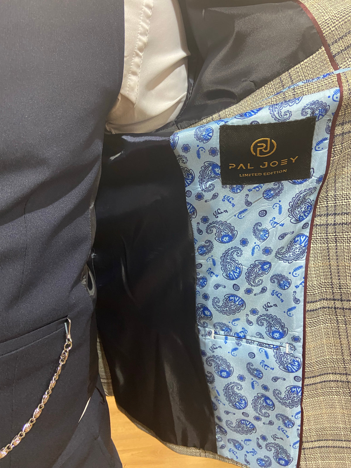 Mendez - Grey/Navy 3 Piece Suit