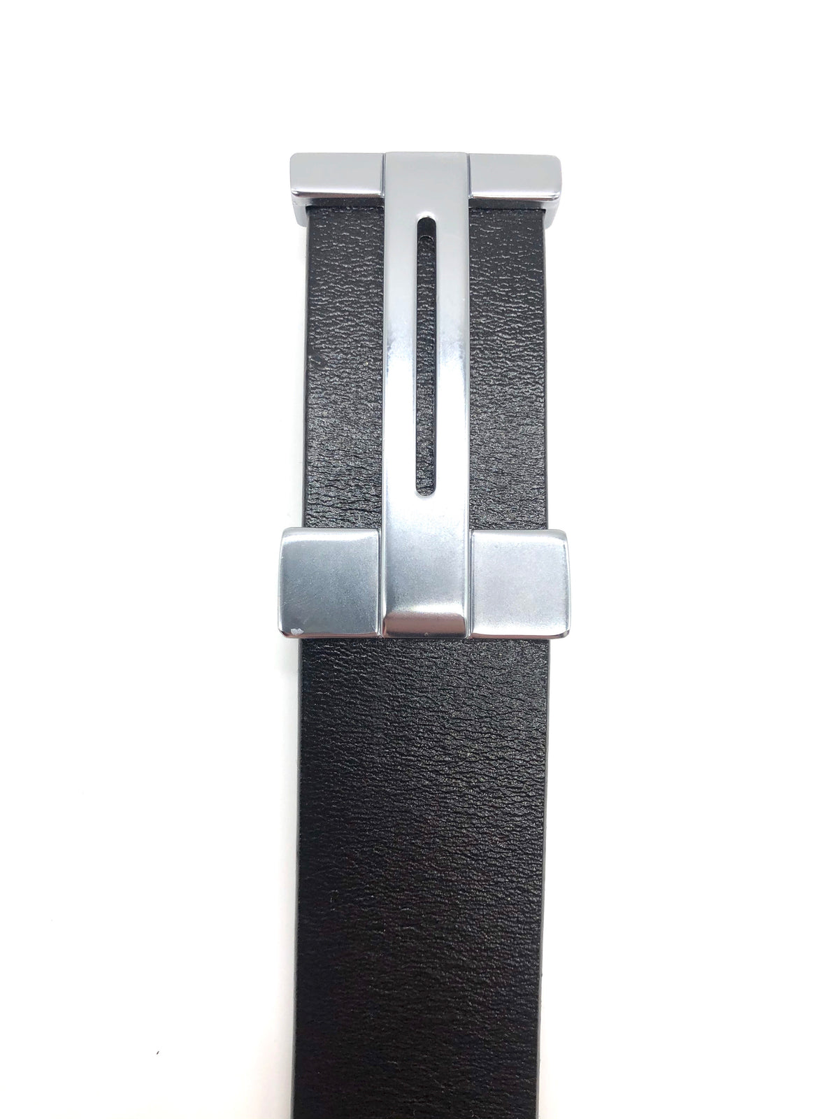Leather H Belt - Black