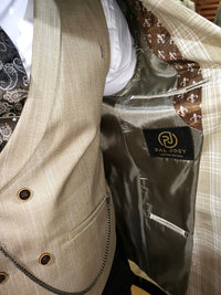 Everett - Cream 3 Piece Suit