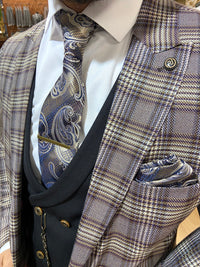 Crofton - Purple 3 Piece Suit