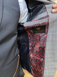 Alfred - Grey/Black 3 Piece Suit