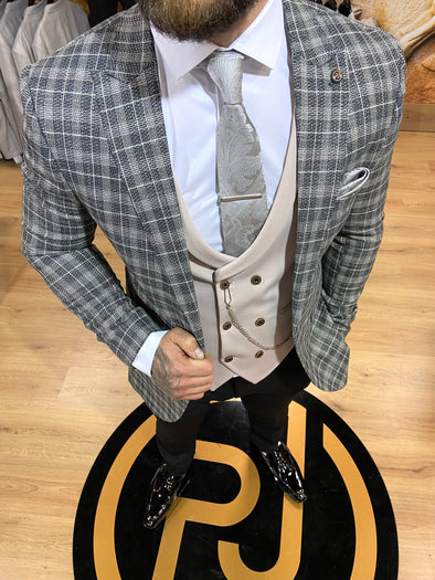 Bali - Sage/Cream 3 Piece Suit