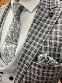 Puyol - Grey Slate 3 Piece Suit