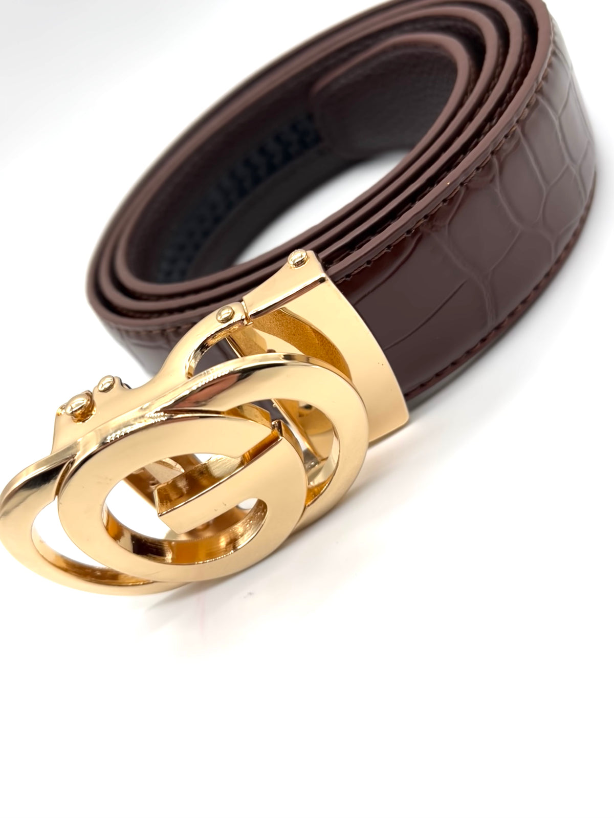G Belt 0003 - Brown/Gold