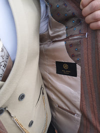 Saunders - Orange/Cream 3 Piece Suit
