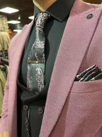 Mbappe - Pink/Black 3 Piece Suit