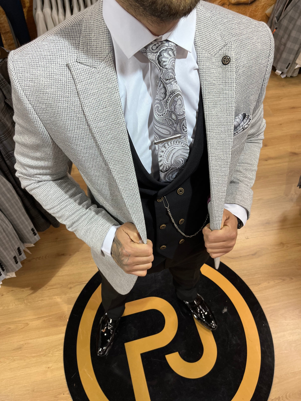 Mercury - Grey 3 Piece Suit