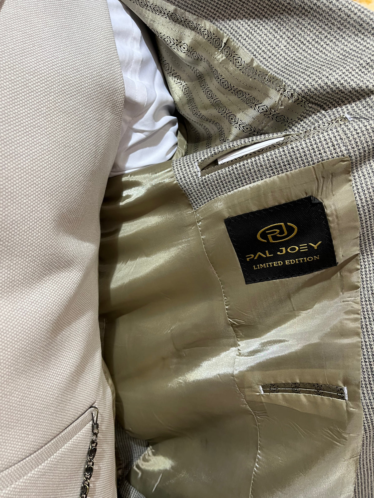 Burano - Beige/Grey/Cream 3 Piece Suit