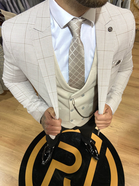 McGregor - Cream 3 Piece Suit