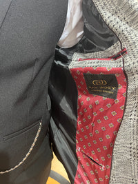 Bebeto - Grey/Black 3 Piece Suit